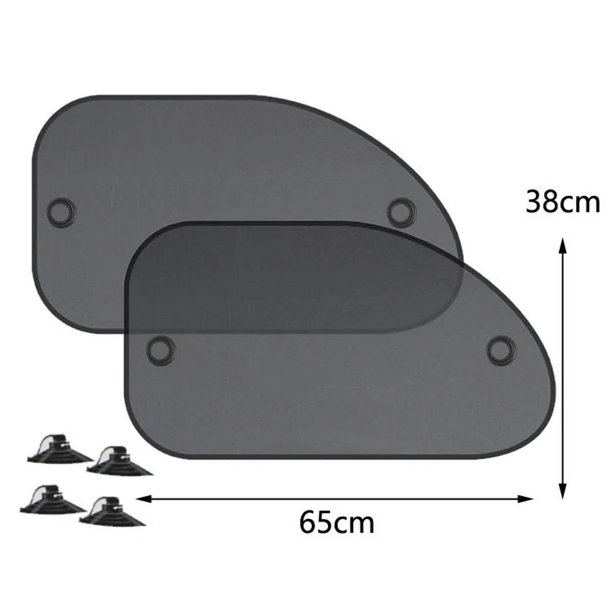 Typpkmm New Car Window Sunshade Cover with Block for Kids Car Side Window 4PCS