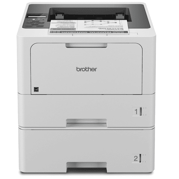 Brother HL-L5210DWT Business Monochrome Laser Printer with Dual Paper Trays