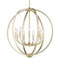 thumbnail image 1 of Golden Lighting 3167-9 OG Colson 9 Light Chandelier, Olympic Gold, 1 of 1