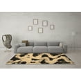 thumbnail image 3 of Ahgly Company Indoor Rectangle Abstract Brown Modern Area Rugs, 3' x 5', 3 of 4