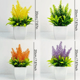 thumbnail image 5 of Plantas Artificiales Decorativas con Macetas, 4 pzs, COLORES, 5 of 5
