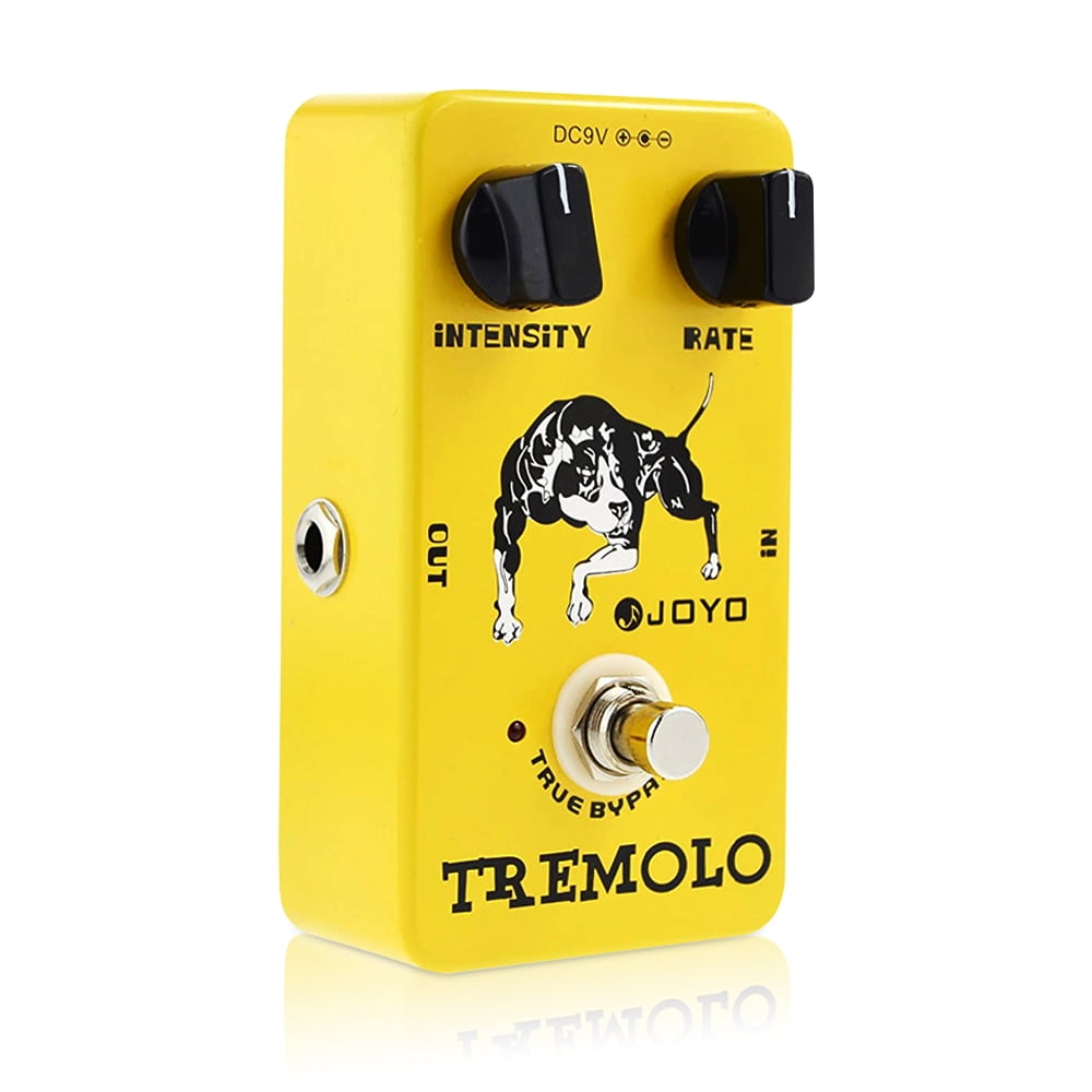 JOYO JF-09 Tremolo Effect Pedal Classic Tube Amplifiers Photoelectric Tube for Electric Guitar