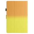 thumbnail image 6 of for Universal 9.5-10.5 Inch, Gradient Color PU Leather Folio Stand Wallet with Card Pockets Soft TPU Shockproof Cover for iPad / Samsung / Amazon Kindle / Lenovo / Onn, Orange+Yellow, 6 of 11