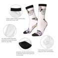 thumbnail image 3 of Vsdgher Beautiful Butterfly Crew Socks for Men & Women, Breathable Casual Athletic Ankle Socks, 3 of 6