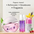 thumbnail image 3 of Zermat Amorel set mujer fragancia desodorante refrescante aroma floral gourmand, 3 of 4