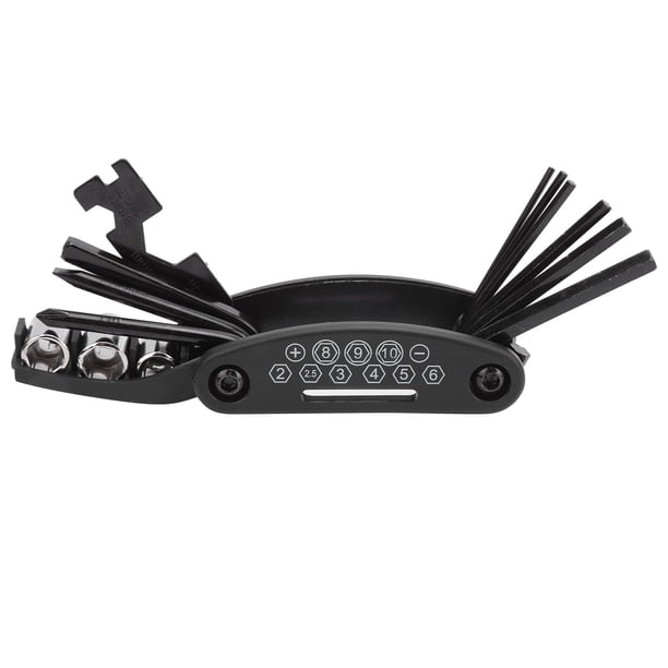 Herramienta de Reparación Multifuncional para Ciclismo 16 en 1 Bling Bling Kit Multiusos Plegable