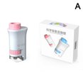 thumbnail image 4 of Kids Science Experiment Pocket Microscope Toy Kit, Handheld 40-160x Magnification LED Light Educational Toy for Children, Portable Learning Gift, Blue/Pink, 4 of 8