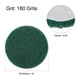 thumbnail image 2 of Uxcell 20 piezas de almohadillas de fregado 180 granos 4" cepillo de taladro de potencia disco de acondicionamiento de superficie de gancho y bucle, verde, 2 of 6