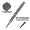 thumbnail image 4 of Uxcell 2 piezas Lima de Molino 6 Pulgadas 3.3mm Lima Plana de Corte Simple de Acero al Carbono para Desbarbar y Remover Material, 4 of 6