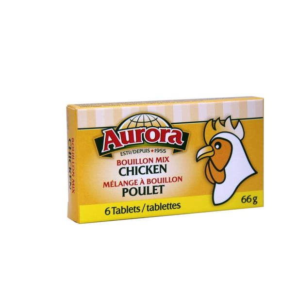 AURORA Bouillon Mix Chicken Tablets, 6 tablets, 66 g Walmart.ca