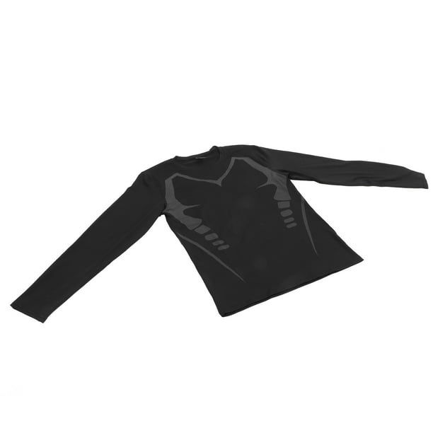 Camisa De Compresión De Manga Larga Para Hombre, Camiseta Ajustada Atlética Transpirable De Secado Rápido Para Entrenamiento De Baloncesto