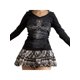 thumbnail image 3 of TRKIYQC Camisetas de Manga Larga para Mujer, Camisetas Retro con Cuello en V y Estampado Cruzado de Diamantes de Imitación TRKIYQC  moda, 3 of 8