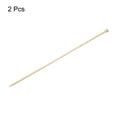 thumbnail image 3 of Aguja de tejer recta de bambú Uxcell de 4.5mm Tamaño US 7 de 13.8 pulgadas Agujas de tejer de madera, 3 of 4