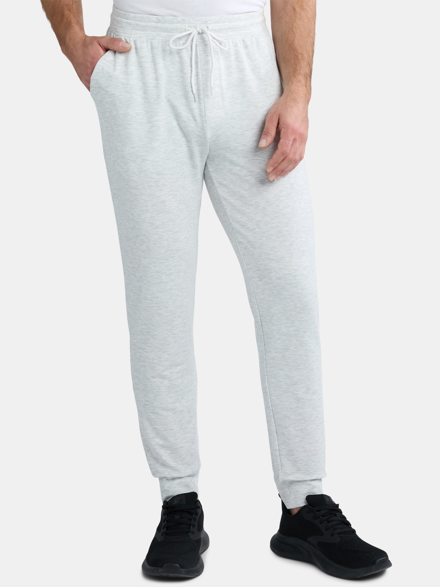 Athletic Works Men's and Big Men's Active Knit Jogger Pants, Sizes XS-5XL