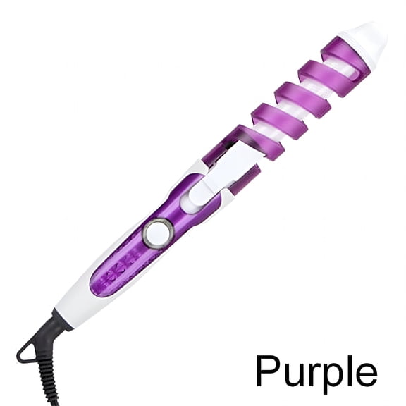 HIBIBUD Auto Hair Curler,Automatic Curling Iron Wand with 4 Temperatures&3 Timers&Lcd Display,Curling Iron with 1"Large Rotating Barrel,Hair Curling Iron Dual Voltage Auto Shut-Off Spin Iron