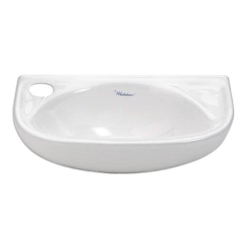 Whitehaus Isabella Collection Small Wall Mount Basin with Center Drain