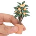 thumbnail image 3 of 1:12 Scale Miniature Bonsai Plant Potted Clay Ceramics Home Decor Mini Orange Tree Decoration for Doll Room, 3 of 12