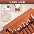 thumbnail image 2 of Wood Carving Kit, 16Pcs Wood Carving Tools with PU Leather Storage Bag and Anti-Slip Cut-Resistant Gloves, Deluxe Wood Whittling kit for Woodworking and Crafting, 2 of 7