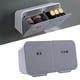 thumbnail image 4 of Caja de almacenamiento de hisopos de algodón para montaje en pared, discos de algodón, discos de maquillaje, contenedor de cosméticos Gris blanco, 4 of 7