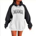 thumbnail image 2 of HOMBOM Mama Tunic Sweatshirts for Women Pullover Hooded Trendy Long Sleeve with Pocket Womens Tops, 2 of 4