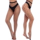 thumbnail image 4 of Leggings de cintura alta para mujer Medias de rejilla Medias de cintura alta hasta el muslo, 4 of 5