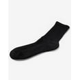 thumbnail image 5 of Hanes Unisex Plain Black Socks Pack, 6 Pairs, Crew S, 5 of 7