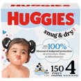thumbnail image 1 of Huggies Snug & Dry Baby Diapers, Size 4 (22-37 lbs), 150 Count, 1 of 8