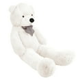 thumbnail image 3 of Giant Plush Teddy Bear Stuffed Animal 47"-55" Large Hugging Bear with Healing Smile, Soft Fluffy Material & Safety Eyes, Perfect Gift for Kids and Home Decor for All Season., 3 of 8