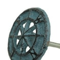 thumbnail image 6 of Zeckos Blue Cast Iron Compass Rose Cabinet Drawer Pulls Set of 12, 6 of 8