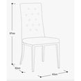 thumbnail image 2 of Silla Comedor Lulu Capitonada Azul Terzetto, 2 of 2