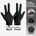thumbnail image 2 of Baright Non-Slip 3 Finger Snooker Glove Left/Right Hand Universal Billiard Sports Accessories Full-Finger Billiards Gloves, 2 of 9