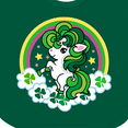thumbnail image 4 of Inktastic Unicorn St Patricks Day Irish Girls Baby Bib, 4 of 4