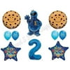 COOKIE MonSTER 2nd Birthday Party Balloons Decoration Supplies Sesame Street