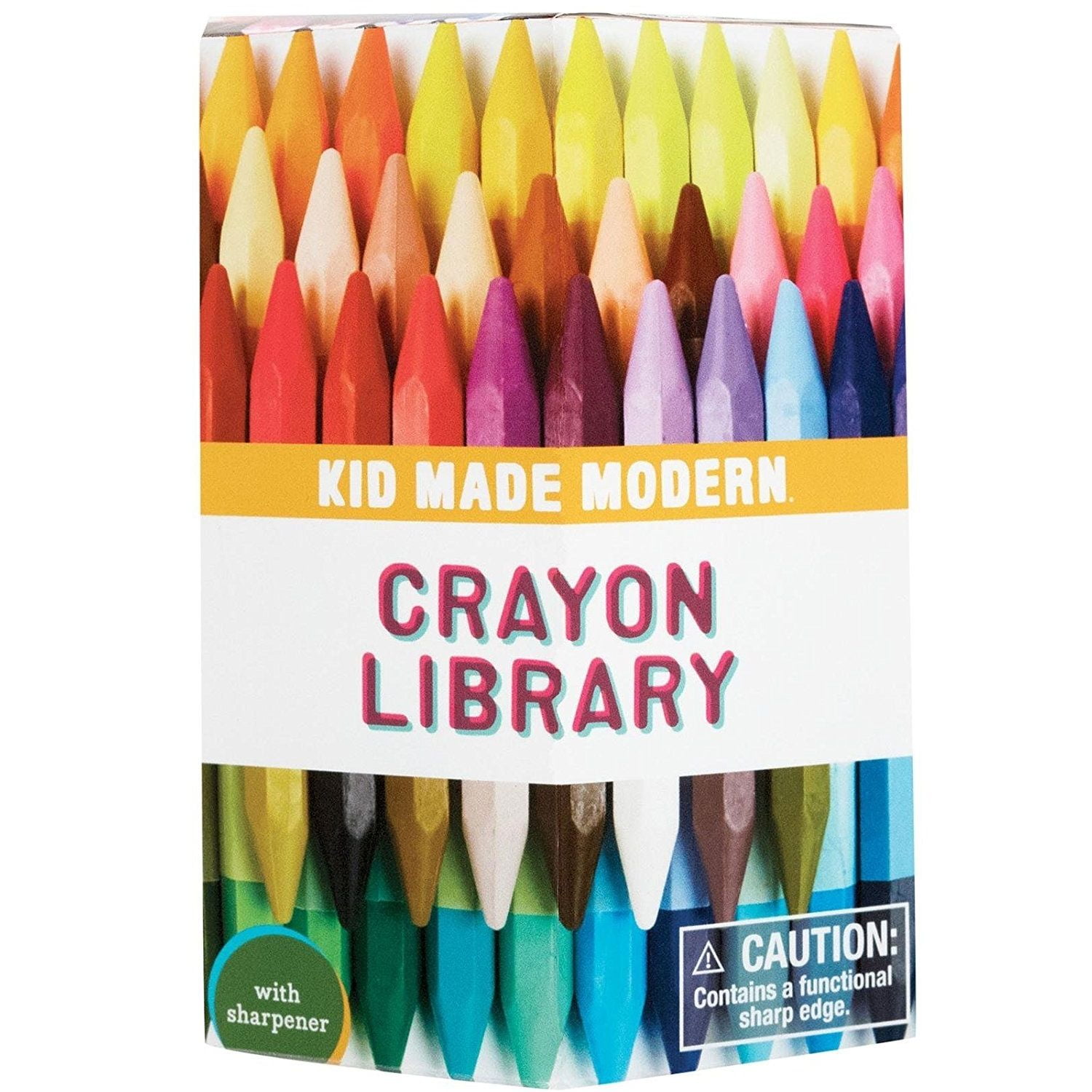 Crayon Library 60 pack Art Supplies by Kid Made Modern (K022) BrickSeek