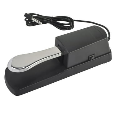 Sustain Damper Pedal for Piano Keyboard - Compatible with Casio, Yamaha, Roland Electric Pianos and Electronic Organs