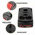 thumbnail image 3 of 2pack 5000mah for Bosch BAT618 Battery Professional GBA GBH GSR GSB BAT620 BAT609G BAT614 Electric Drill Replacement Battery, 3 of 7