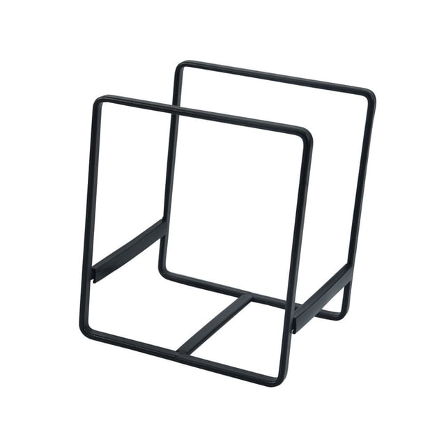 Wosthever Estante multifuncional para secar platos, organizador práctico y espacial, organizador de platos apilable, elegante Organizadores de utensilios de cocina Negro S