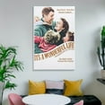thumbnail image 6 of Its A Wonderful Life(4)Movies Poster Artworks Canvas Poster Room Aesthetic Wall Art Prints Home Modern Decor Gifts 12x18inch(30x45cm), 6 of 6