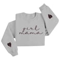 thumbnail image 4 of UFOUND Women Mama Oversized Crewneck Sweatshirt: Momma Embroidered Shirt Funny Mom Letter Print Long Sleeve Pullover Winter Tops Trendy Dailywear, 4 of 5