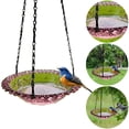 thumbnail image 5 of Bird Feeder Birdbaths, Bird Feeder Tray Bird Water Feeder for Window, Bird Feeders Outside Hanging, Hummingbird Feeder for Patio(1PCS), 5 of 6