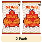 (2 pack) Old Dutch Air Popped Cheddar Cheese Popcorn, 6 oz Gluten-Free