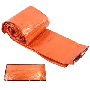 Filfeel Envelope Sac de couchage, sac de couchage d'urgence, étanche Orange polyvalent pour la randonnée en camping
