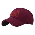 thumbnail image 1 of Jusqu'à 10 $ Casquettes de Baseball Rouges Hommes et Femmes Été Mode Décontractée Écran Solaire Casquettes de Baseball Casquette Chapeaux, 1 of 2