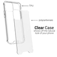 thumbnail image 3 of CoverON Apple iPhone 12 Mini Case (5.4"), Slim fit Lightweight Hard Phone Cover, Clear TPU Bumper, 3 of 8