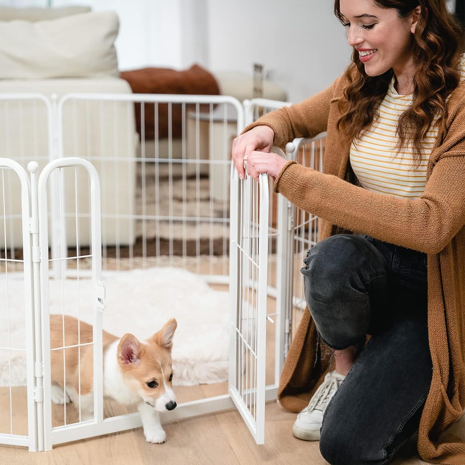 FXW Washable Pee Pads for Dogs(Playpen not Included), 63 x 63 Puppy Pads  with Super Absorbent, Specifically Designed for 24inch 8 Panels Dog  Playpen, Square - Yahoo Shopping