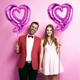 thumbnail image 5 of MXTPOV 4pcs Heart Balloons, Hot Pink Balloons, Foil Balloons for Birthday Wedding Party, Valentines Day Decorations, Christmas Balloons, Happy Birthday Balloon, Home Decor, 5 of 5