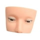 thumbnail image 4 of Eyelash Mannequin Head Práctica de maquillaje Modelo de extensión de las pestañas de silicona suave portátil para artistas principiantes Enseñanza Pestañas rizadas, 4 of 8