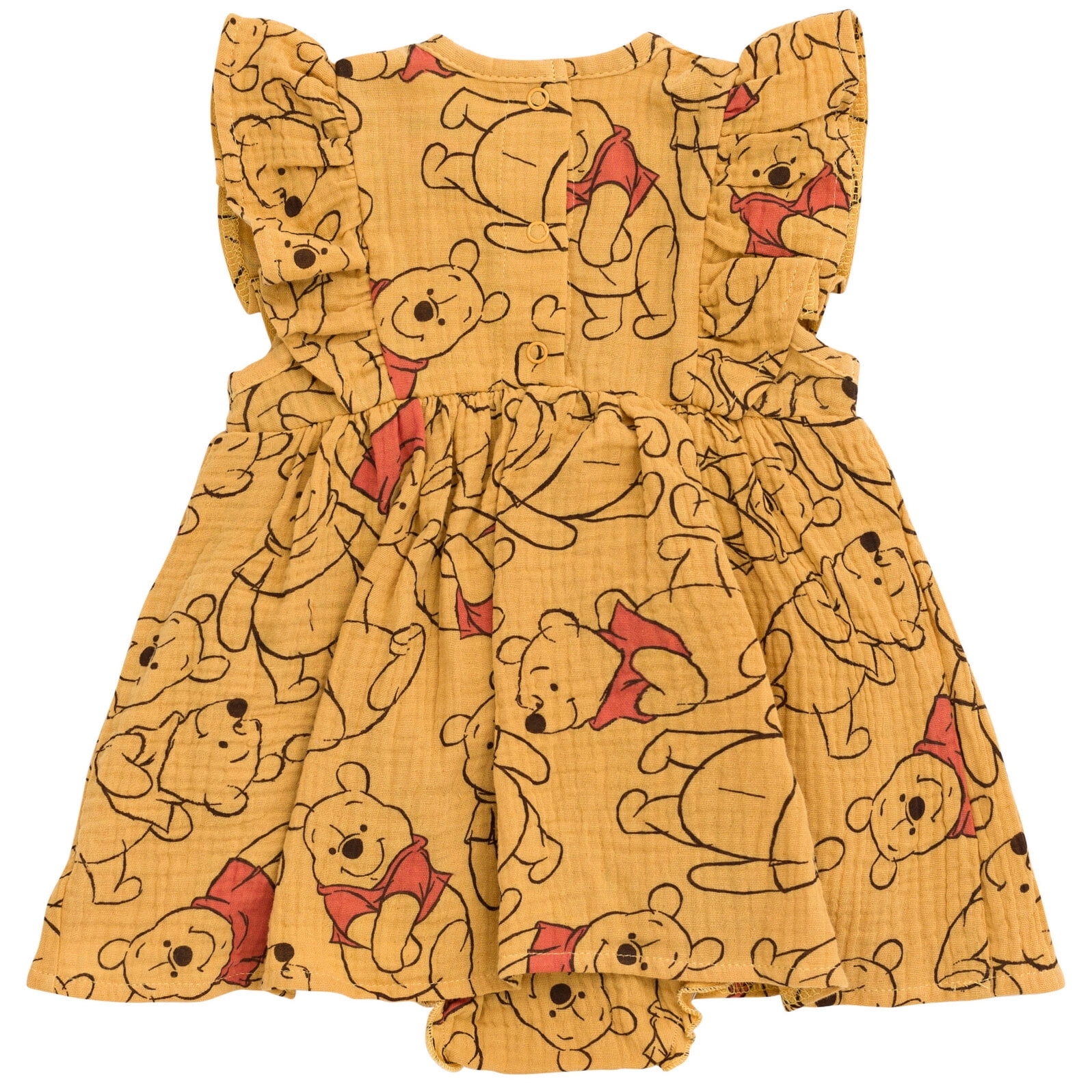 Disney Winnie the Pooh Newborn Baby Girls Romper Orange 0-3 Months