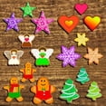 thumbnail image 2 of Christmas Cookie Cutter Set 18 Piece Gingerbread Man Snowflake Tree Heart Star Angel Shapes for Holiday Winter Baking, 2 of 8