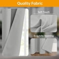 thumbnail image 4 of Cortina separadora de ambientes hoeflife gris claro 305 x 213 cm, 4 of 7